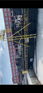 NS 8037 on the turntable at Juniata Yards